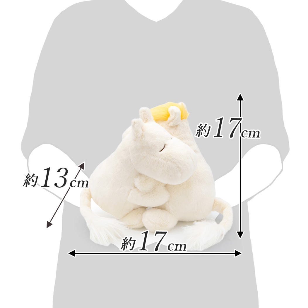 MOOMIN ぬいぐるみ「MOOMIN80 ムーミン ハグぬいぐるみ」 (電報