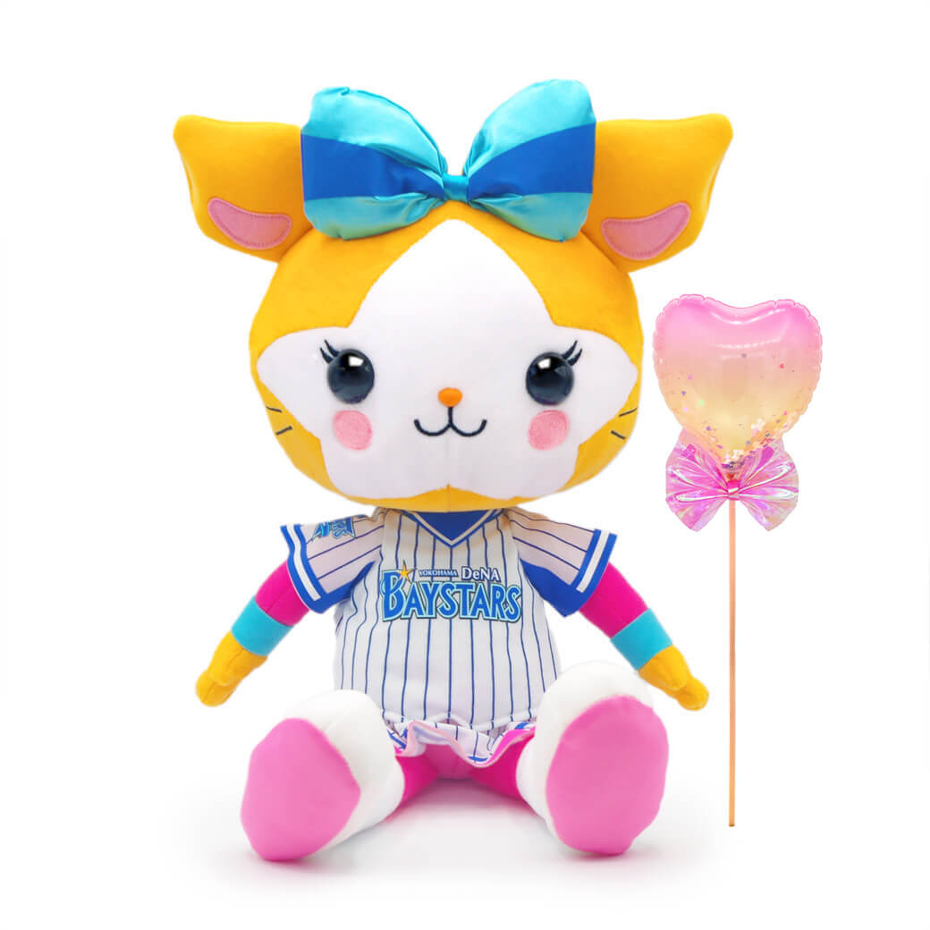 横浜DeNAベイスターズ 旧ユニ DB.スターマン DB.キララ ぬいぐるみ M ぬいぐるみ DB.キララ/VISITOR/M（ydb4570199605417）|商品詳細