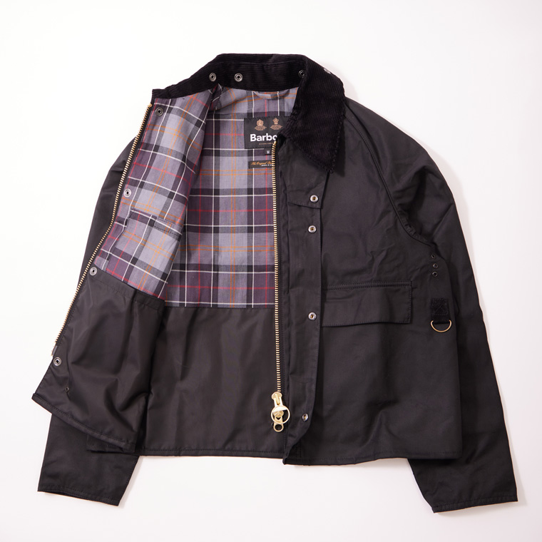 BARBOUR バブアー ショート丈ブルゾン オイルドジャケット 