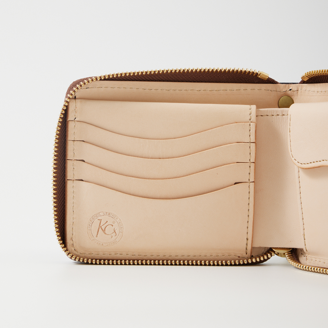 KC's LEATHER CRAFT(ケイシイズレザークラフト) KC,s KC'S LEATHER CRAFT ケイシイズレザークラフト2つ折り