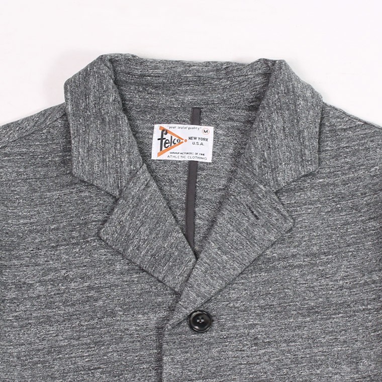 FELCO (フェルコ)  SPORTS TEAM JACKET SUPER HARD JERSEY - HEATHER CHARCOAL