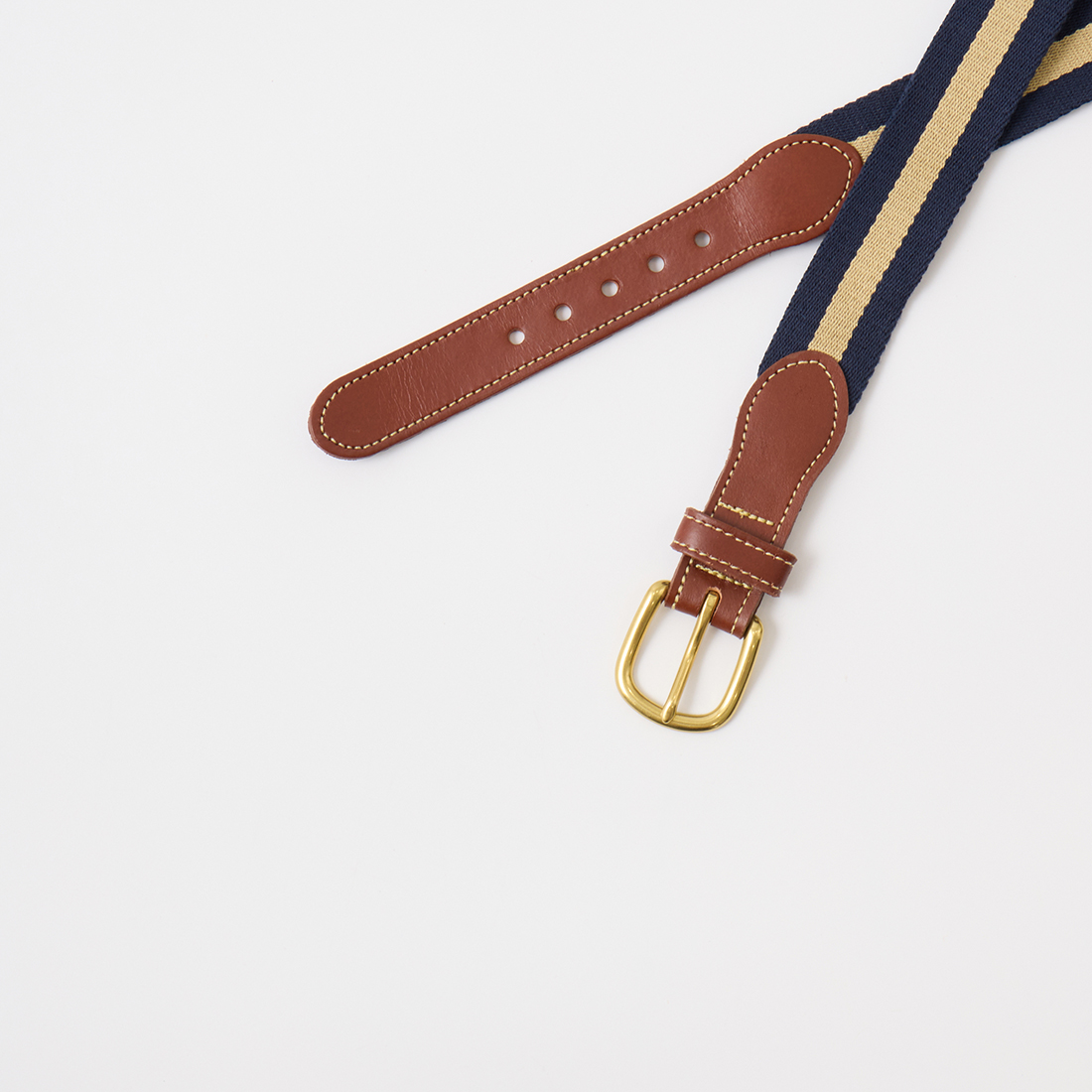 ブランド古着！アメリカ製 Leather Man本革レザー×コットンテープベルト LEATHERMAN BELT レザーマンベルト キャンバス×レザーベルト