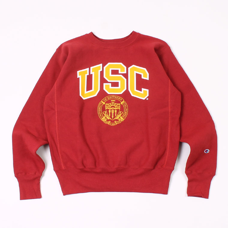 CHAMPION チャンピオン USC リバースウィーブ クルーネック スウェット アメリカ製｜explorer｜02