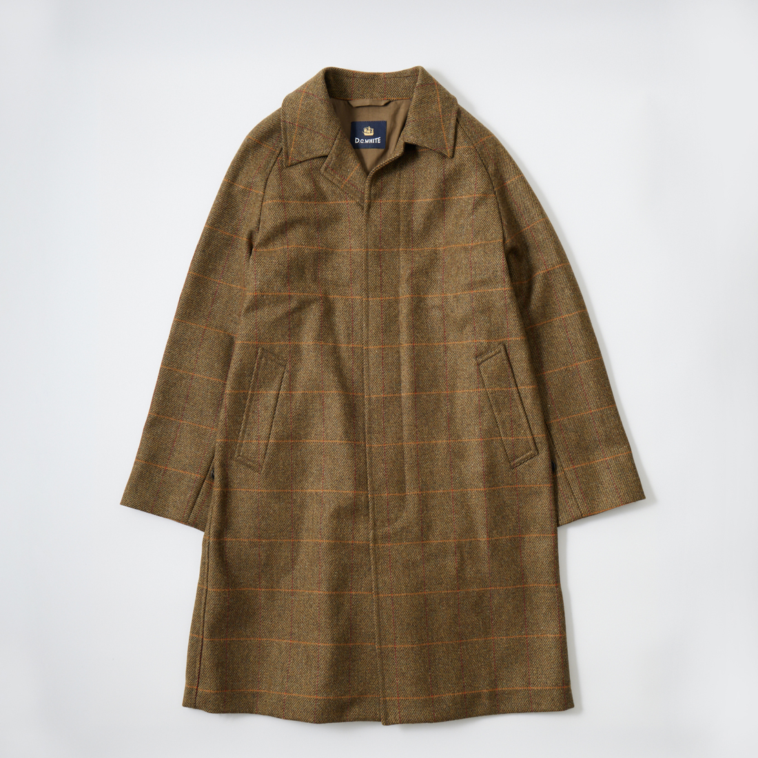 D.C.WHITE ディーシーホワイト メンズ ツイードコート 日本製