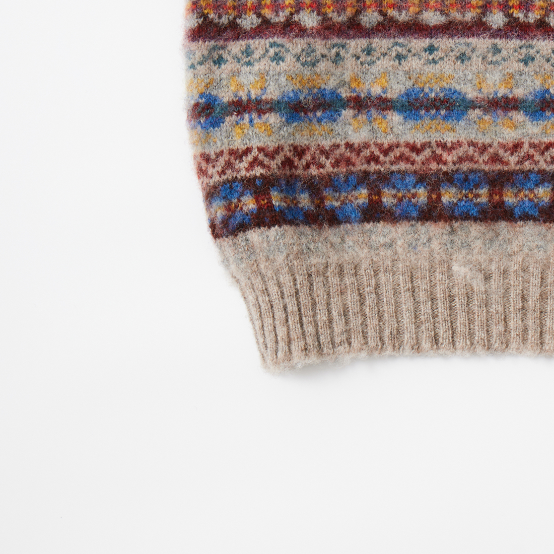 Jamieson's シェトランド シャギードッグクルーネック スコットランド