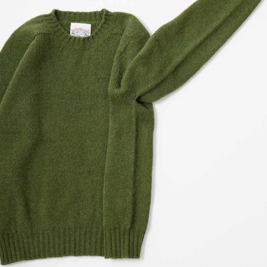 Jamieson's サドルショルダー クルーネックニット ジャミーソンズ Jamieson's of Shetland JAMIESON'S ジャミーソンズ クルー