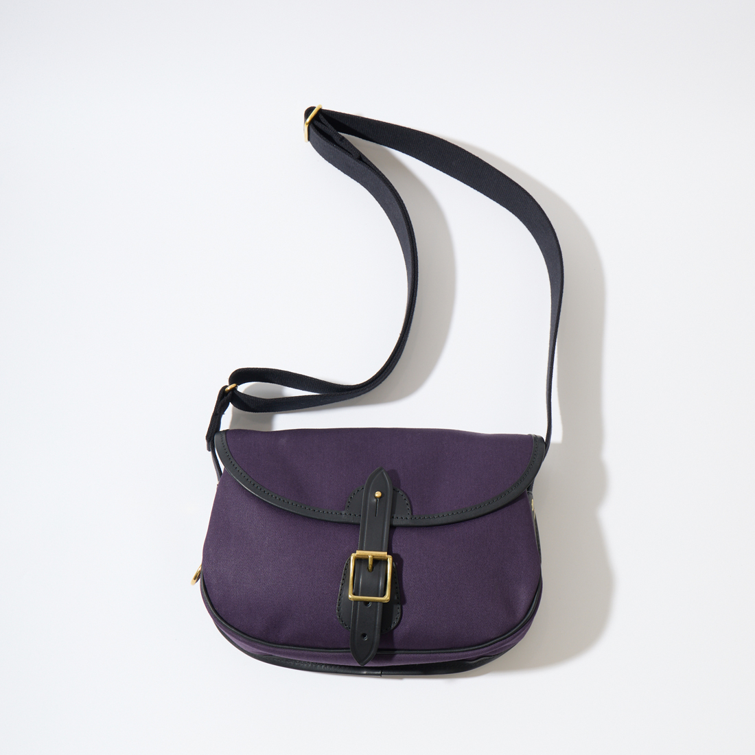 CROOTS（クルーツ） キャンバス ブライドルレザー スモール ショルダー