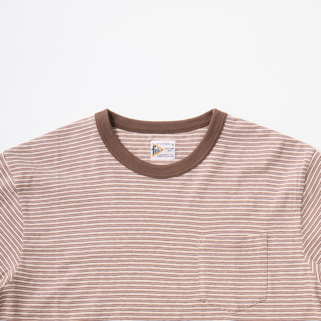 FELCO フェルコ リンガー ストライプ ポケットTシャツ メンズ
