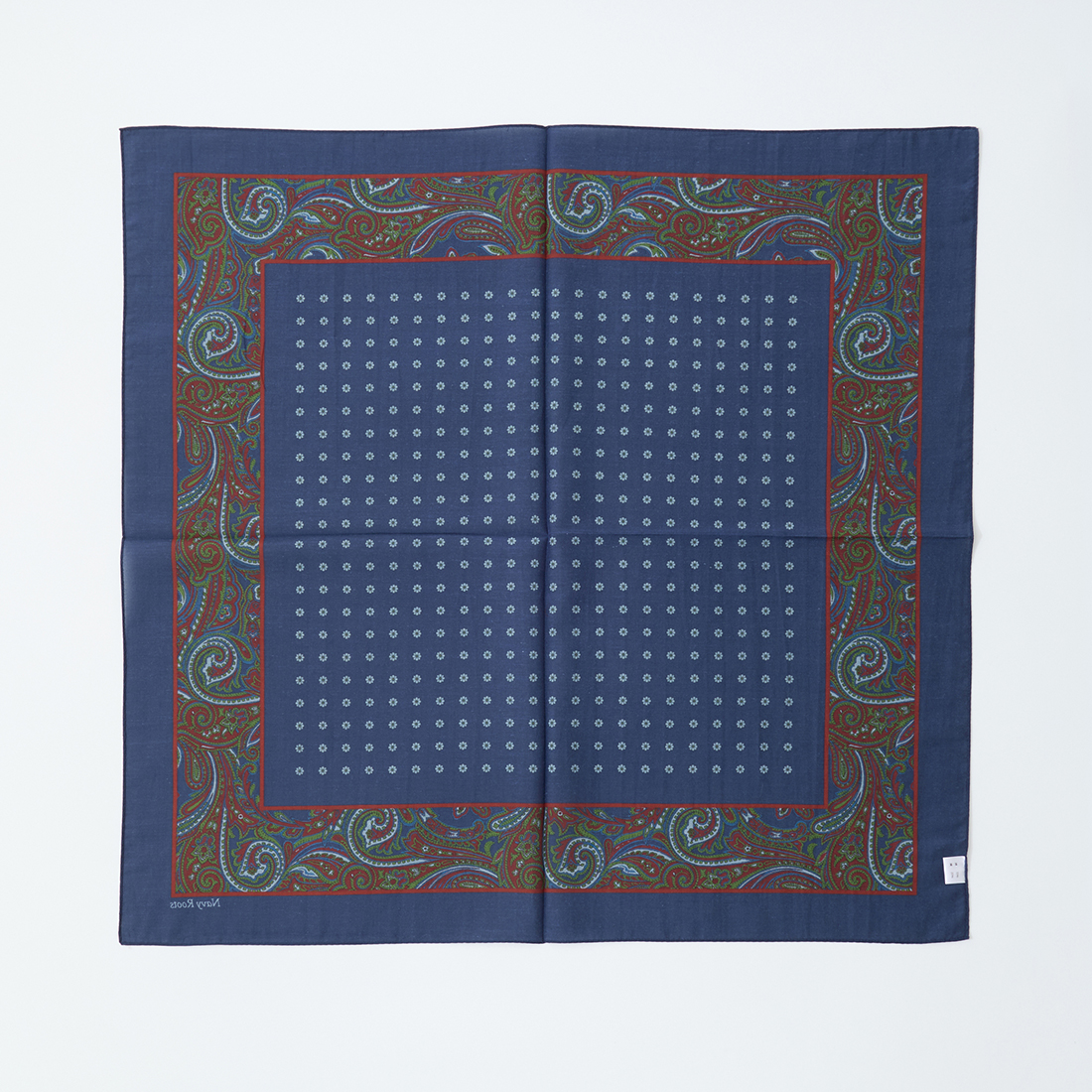 NAVY ROOTS ネイビールーツ,コットンシルク スカーフ ペイズリーパターン 日本製 メンズファッション,通販 通信販売