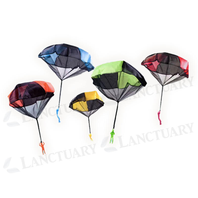 ミニパラシュート 5個セット 手投げ 室内遊び 外遊び 公園 アウトドア