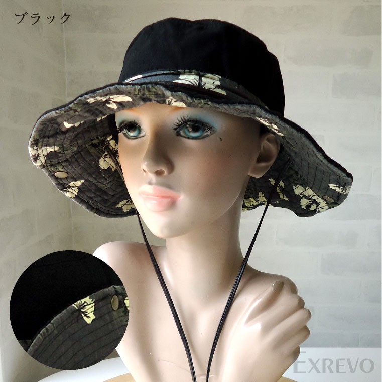 Saravah × leurlogette 花柄ハット 14actr008_1mo.jpg
