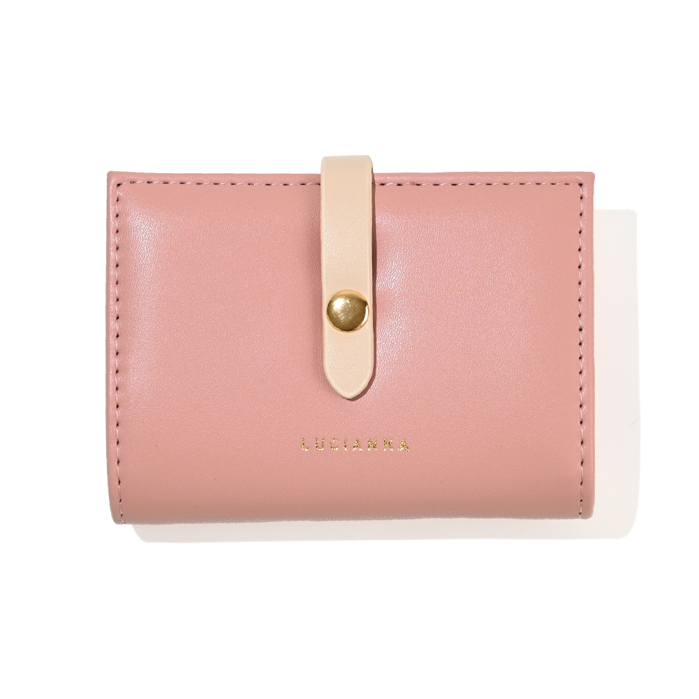 LUCIANNA カードケース バイカラー 名刺入れ レディース スリム