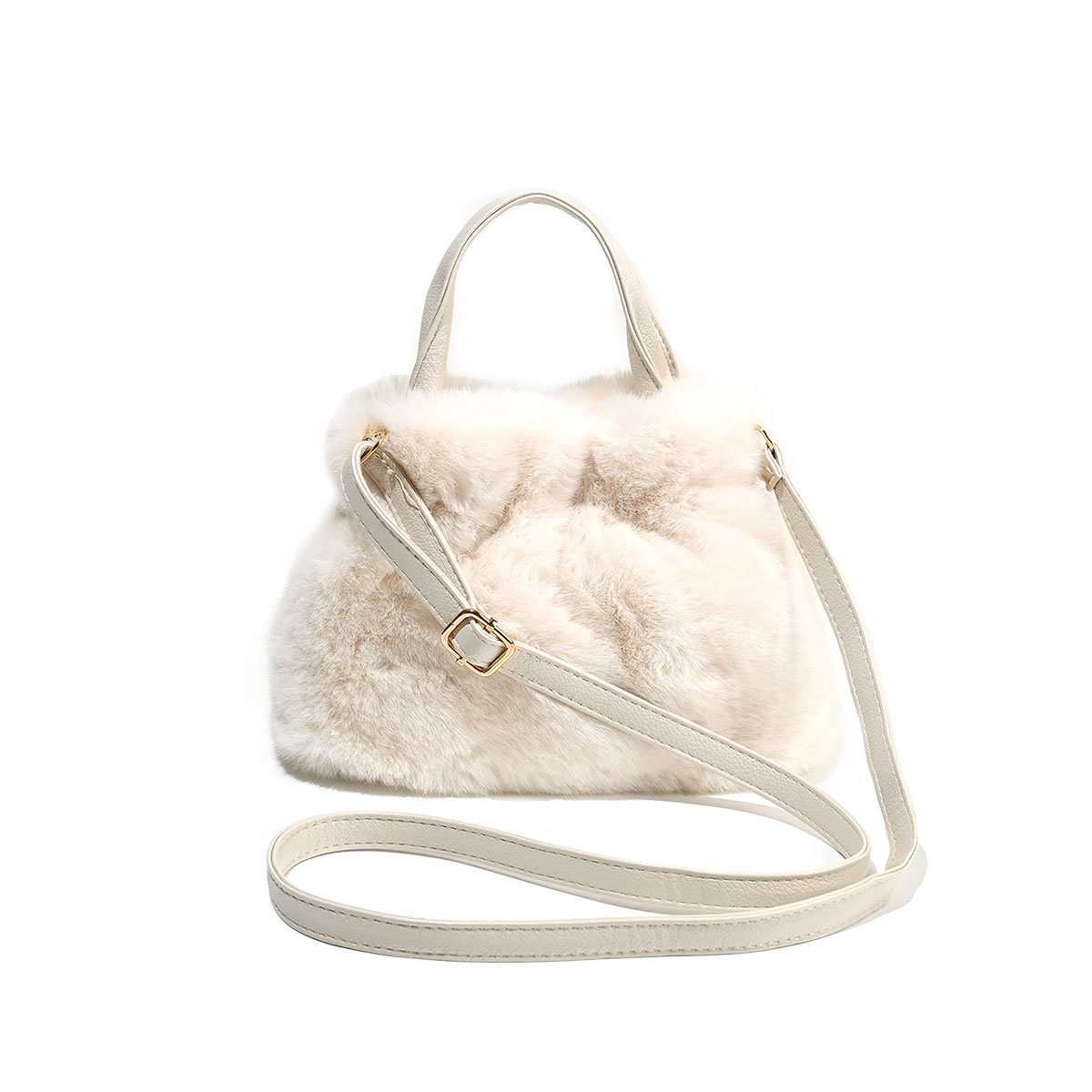 ファーバッグ 2way トート ショルダー レディース 斜めがけバッグ