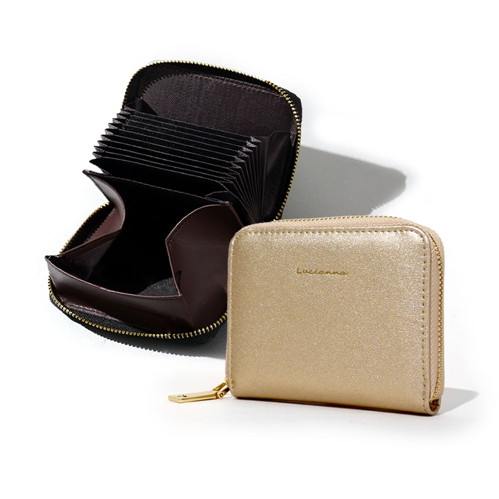 LUCIANNA（ルチアーナ） 財布 レディース 小さめ 革 コンパクト お札が