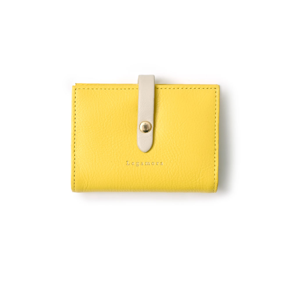 Legamora（レガモラ） カードケース バイカラー 本革 薄型 レディース