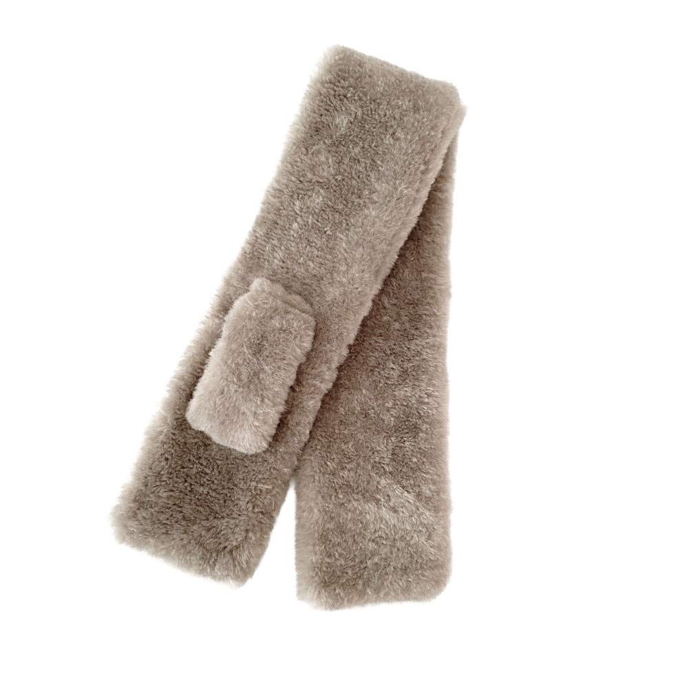 マフラー レディース ファー ティペット ファーマフラー ミニマフラー かわいい フェイクファー マフラー マフラーレディース フリース 小さめ | LUCIANNA | 01