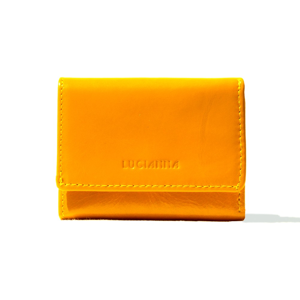 LUCIANNA ミニ財布 レディース 本革 財布 コンパクト 牛革 極小