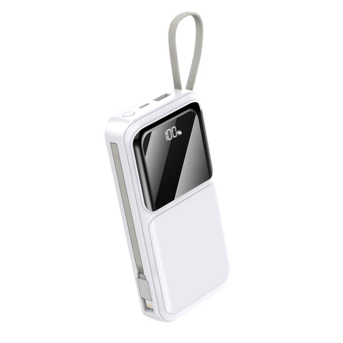 モバイルバッテリー 大容量 40000mAh 2.1A急速充電 軽量 小型 ケーブル内蔵 4台同時充電 携帯バッテリー LED残量表示 携帯充電器 持ち運び便利 PSE認証 | SHRATCH | 02