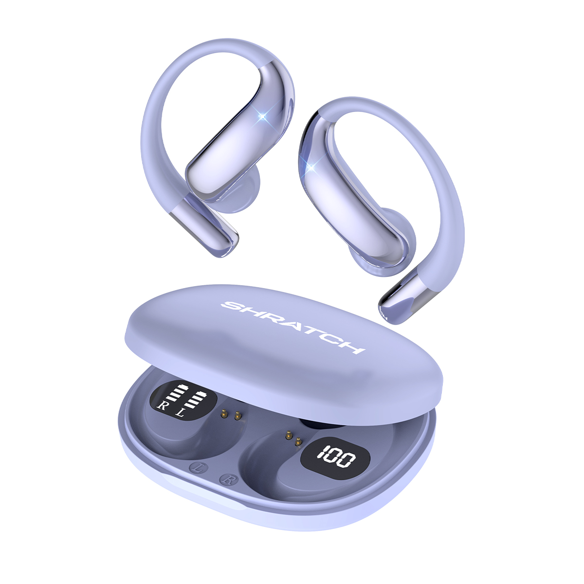SHRATCH ワイヤレスイヤホン 骨伝導 イヤホン bluetoothイヤホン