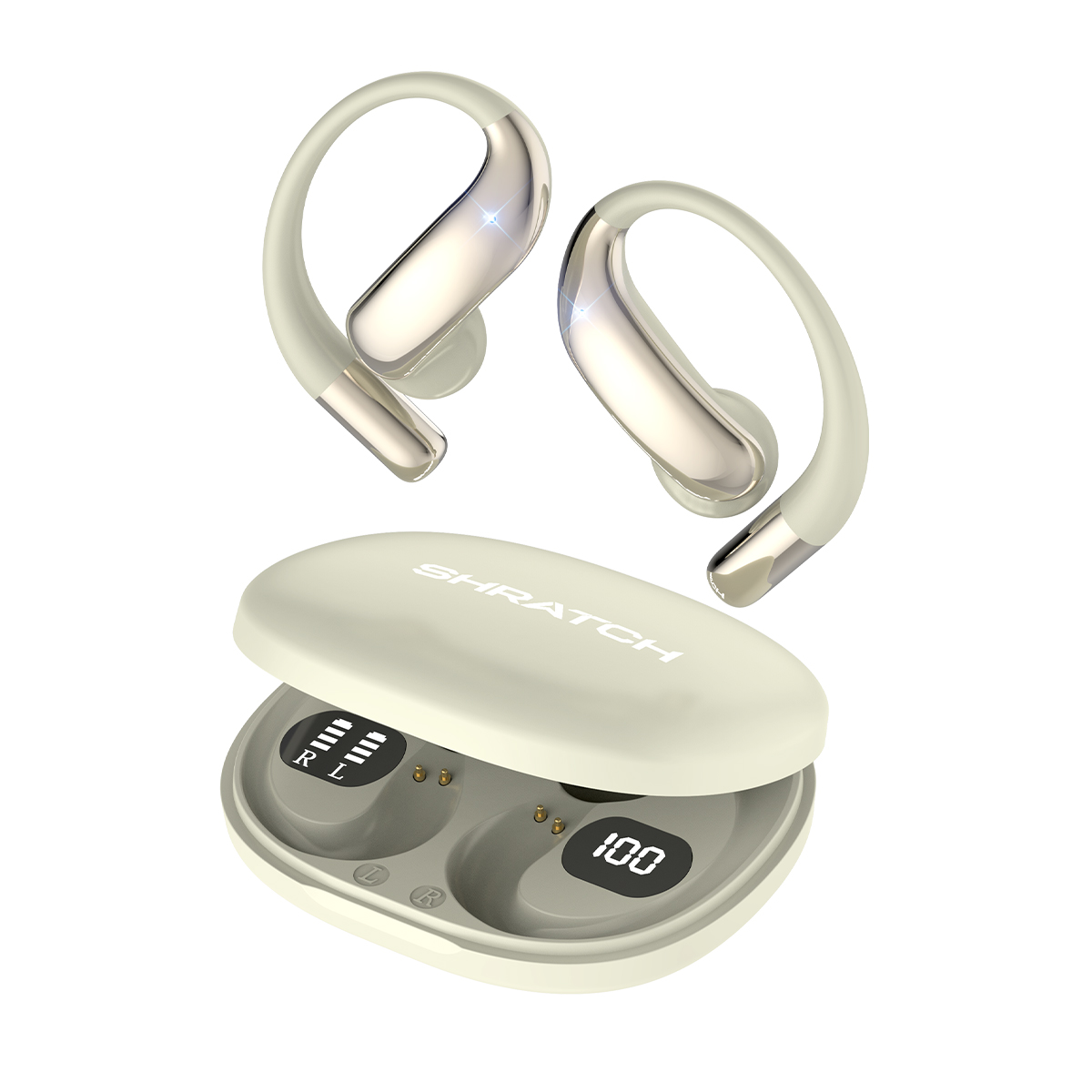 SHRATCH ワイヤレスイヤホン 骨伝導 イヤホン bluetoothイヤホン