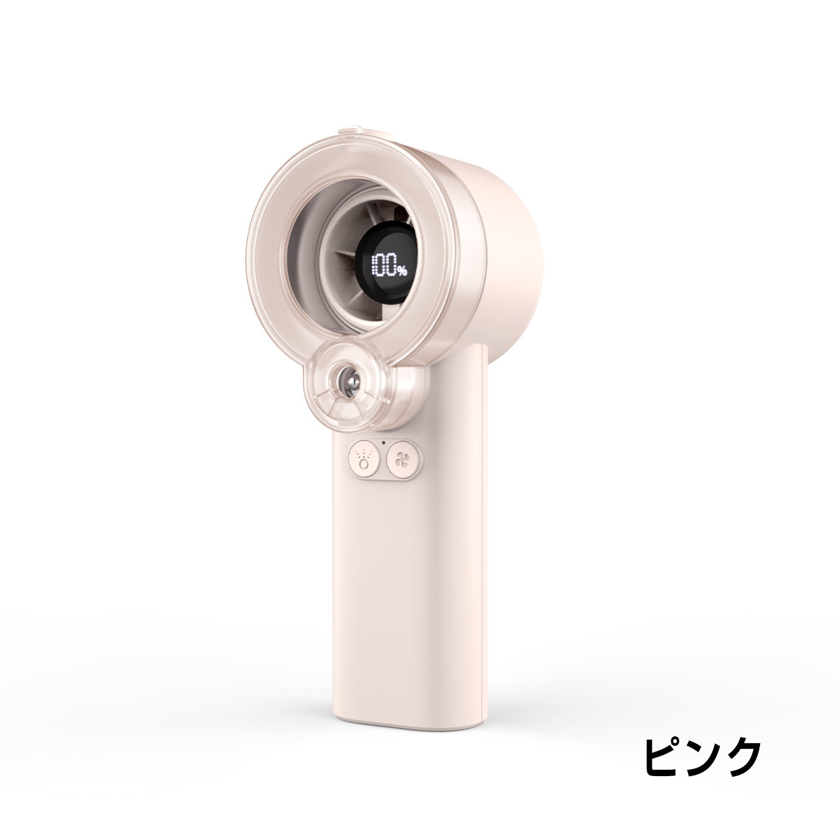 ハンディファン ミスト機能 氷感 携帯扇風機 5段階風量調整 3600mAh クーラー 強風 保湿 扇風機 SHRATCH 卓上 ストラップ 手持ち扇風機 usb充電式 2026 通勤 | SHRATCH | 03