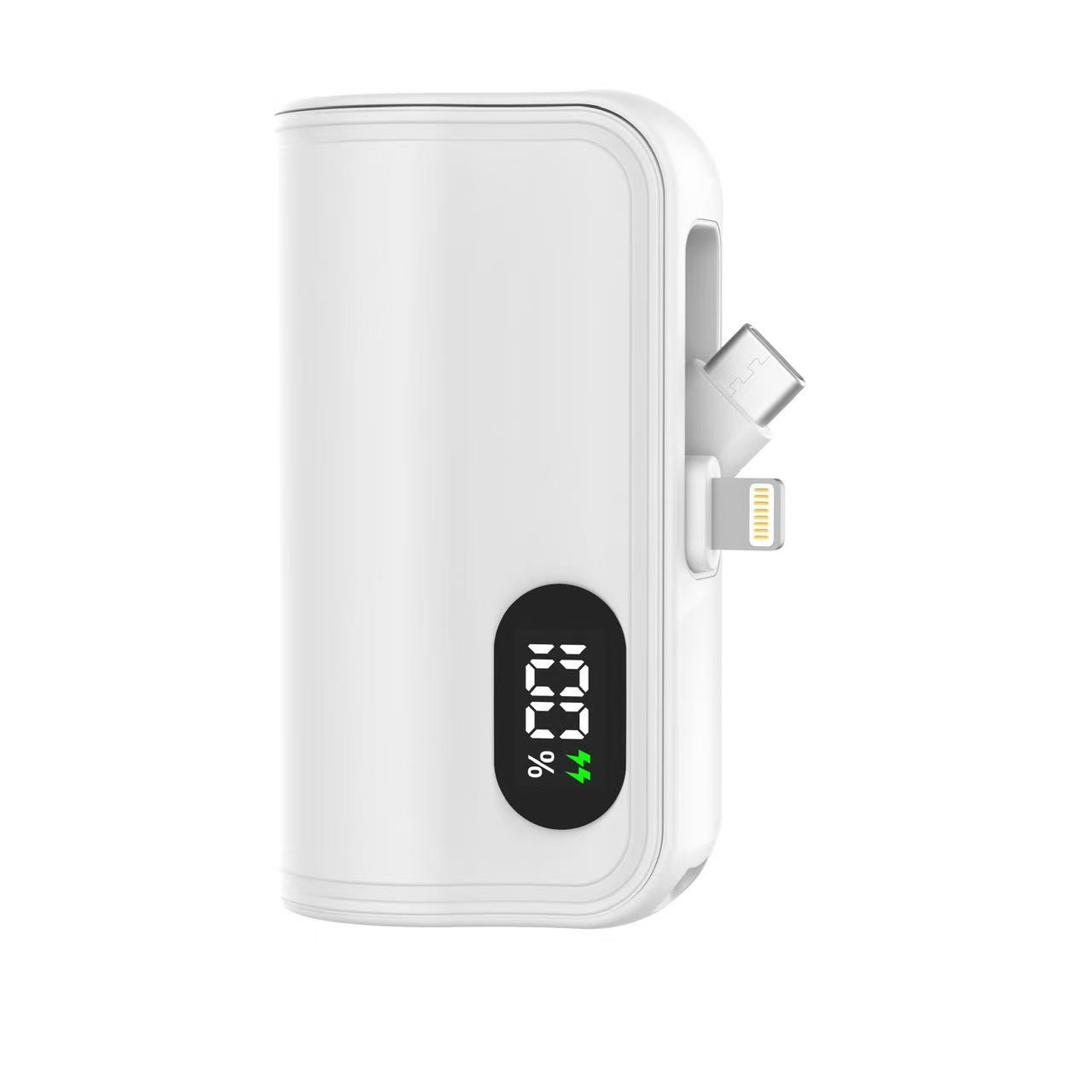 モバイルバッテリー 超ミニ 6000mAh 防災電源 急速充電 iPhone17充電 Type-C/iPhoneコネクター付 残量表示 携帯バッテリー PSE認証 停電対策 | SHRATCH | 02