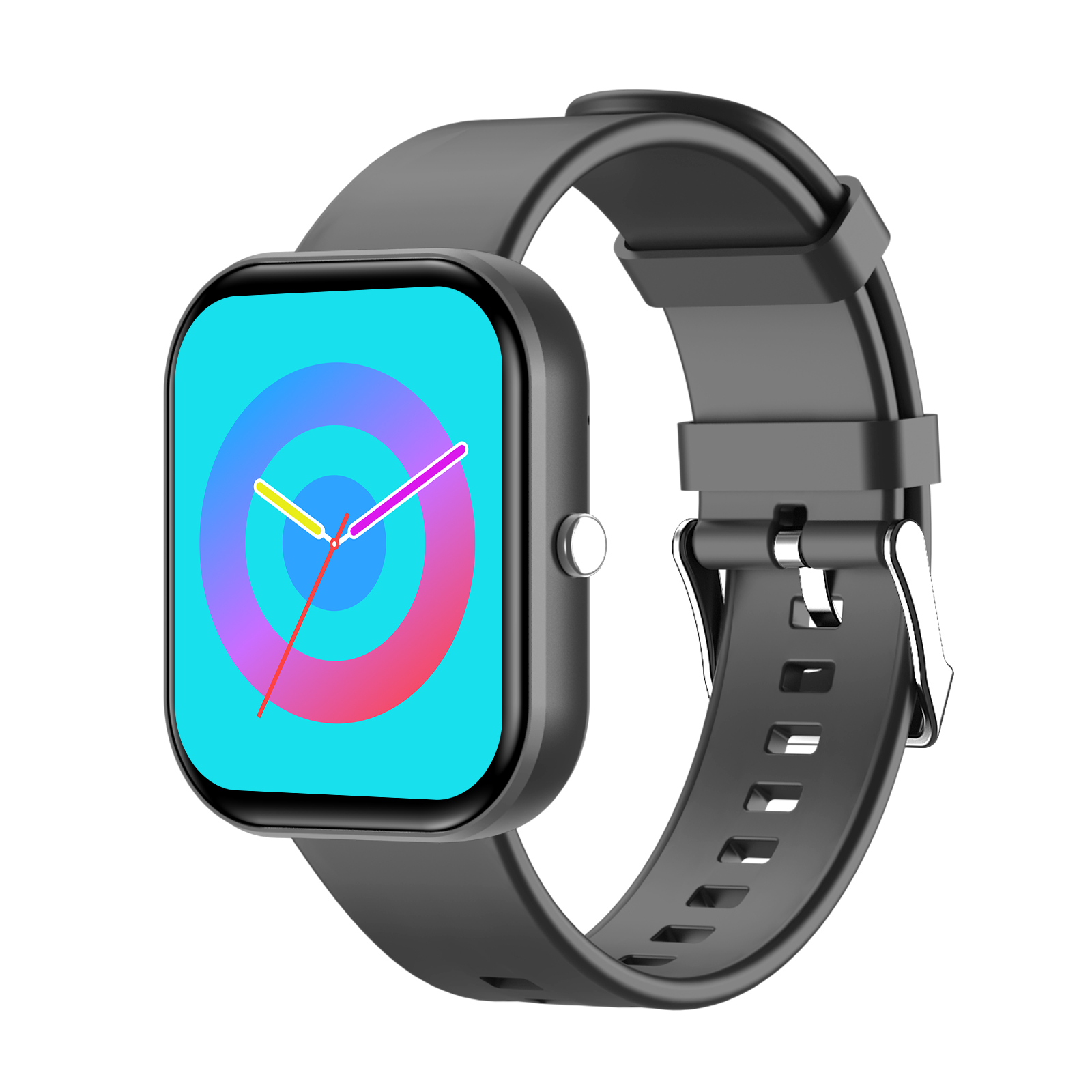SHRATCH スマートウォッチ 通話機能付 1.98インチ大画面 血圧測定 血中