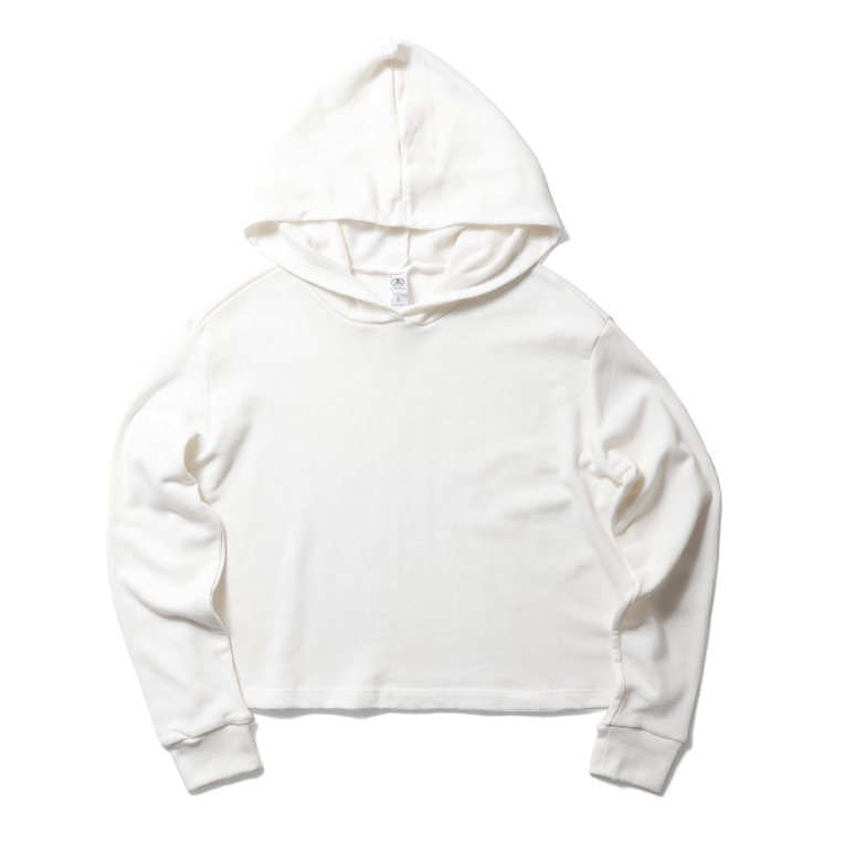 ALTERNATIVE / オルタナティブ  A-8642 Women's Mineral Wash French Terry Crop Pullover Hoodie / クロッププルオーバーフーディー-全3色- | LOS ANGELES APPAREL | 02