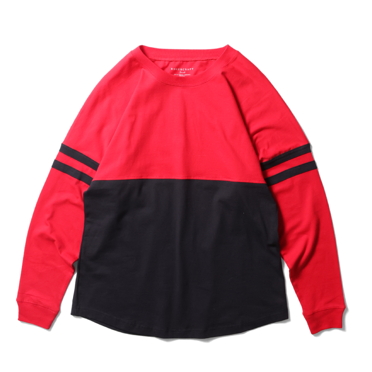 BOXER CRAFT / ボクサークラフト A-BW3514 WOMEN'S POM POM LONG SLEEVE JERSEY T-SHIRT / ウィメンズ長袖TEE -全5色-