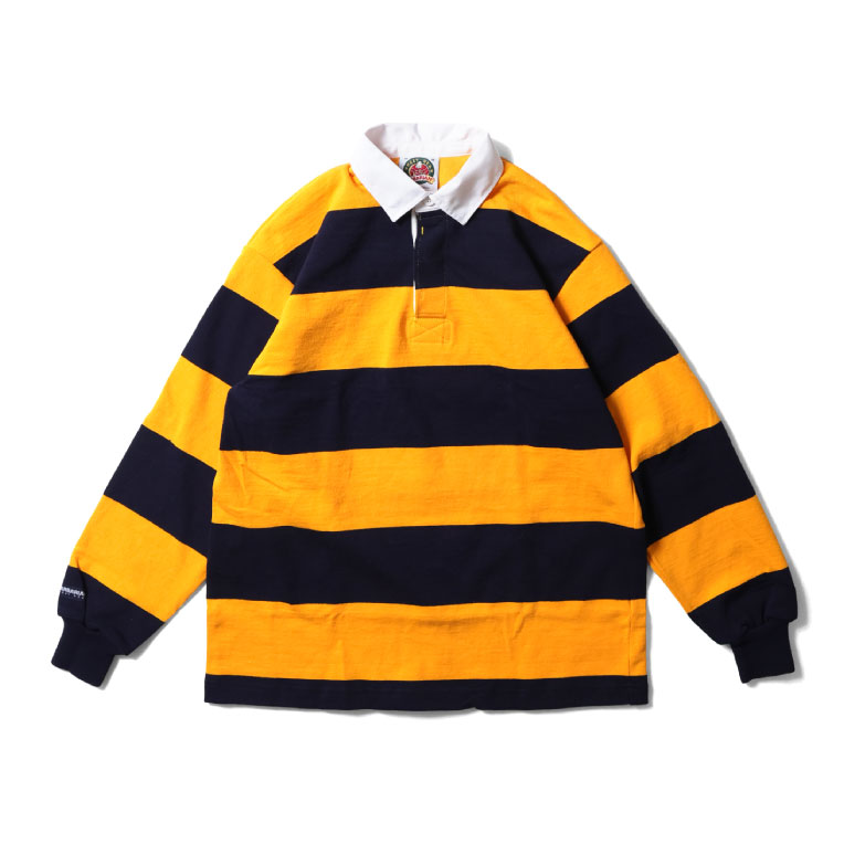 【並行輸入品】BARBARIAN / バーバリアン BARB002 CLASSIC 12oz RUGBY SHIRT 4inch STRIPE / クラシック12オンスラガーシャツ 4インチストライプ |  | 04