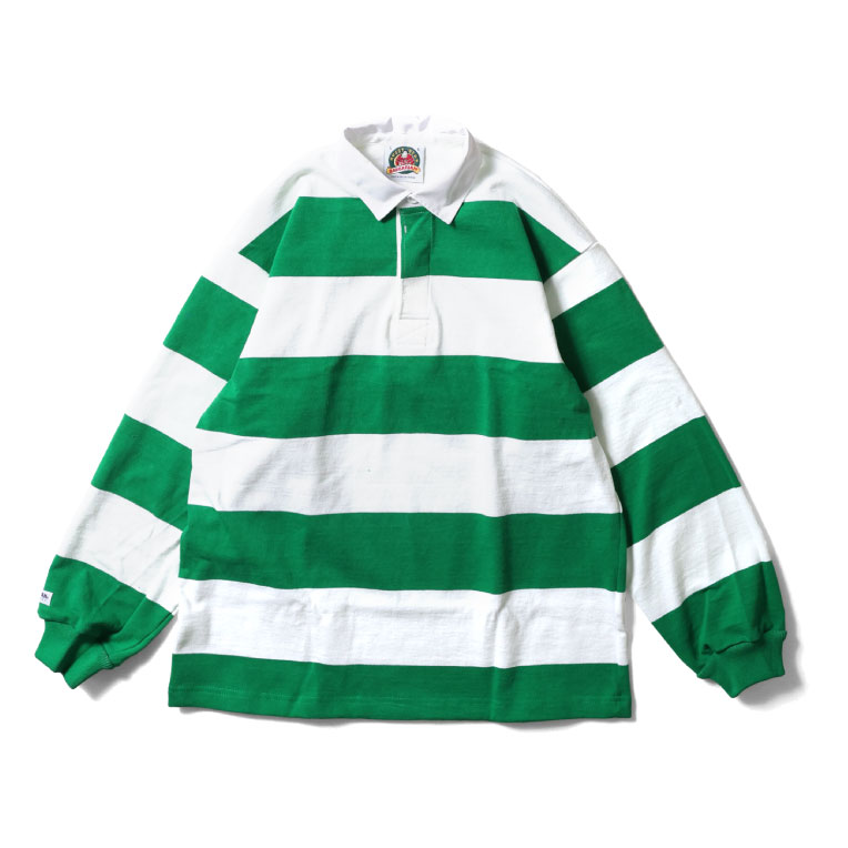 【並行輸入品】BARBARIAN / バーバリアン BARB002 CLASSIC 12oz RUGBY SHIRT 4inch STRIPE / クラシック12オンスラガーシャツ 4インチストライプ |  | 05