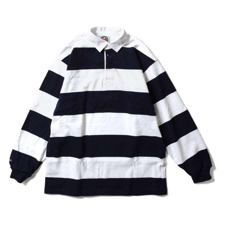 【並行輸入品】BARBARIAN / バーバリアン BARB002 CLASSIC 12oz RUGBY SHIRT 4inch STRIPE / クラシック12オンスラガーシャツ 4インチストライプ |  | 06