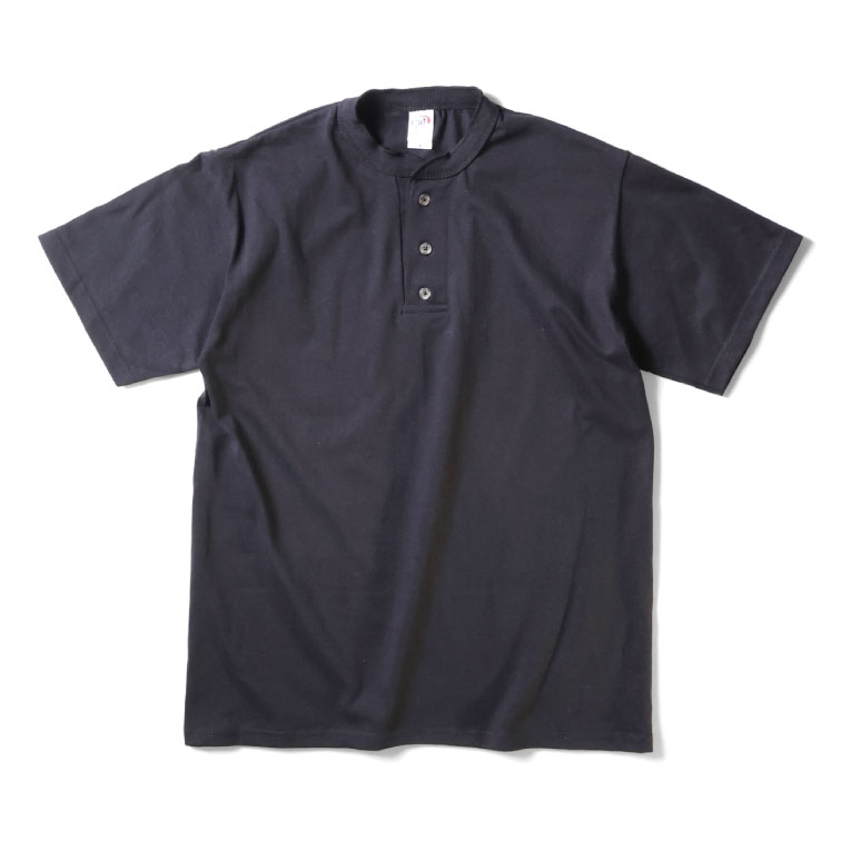 【並行輸入品】CALCRU / カルクルー CLCR002 3 BUTTON 7.2oz HENLEY / 3ボタン7.2オンスヘンリーネック半袖Tシャツ -全3色- |  | 01