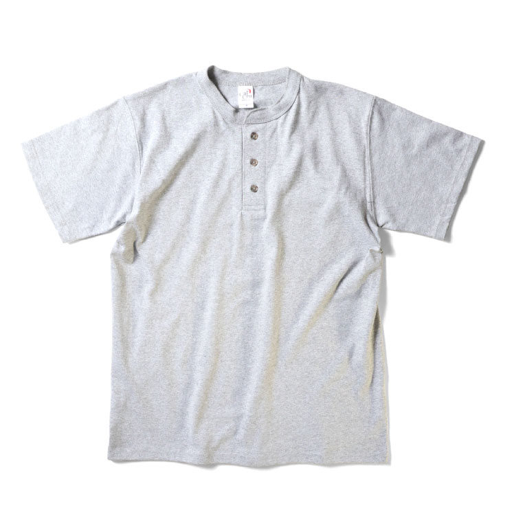 【並行輸入品】CALCRU / カルクルー CLCR002 3 BUTTON 7.2oz HENLEY / 3ボタン7.2オンスヘンリーネック半袖Tシャツ -全3色- |  | 02