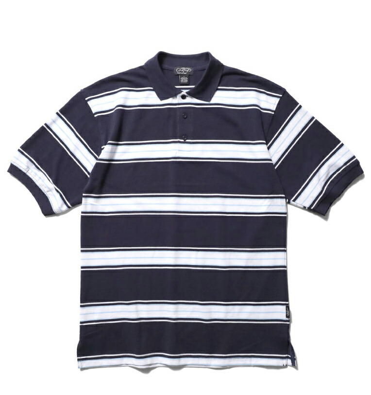 CAL TOP / キャルトップ CLTP777 STRIPE POLO SHIRT / ストライプ ポロシャツ -全3色-｜extra-exceed｜04