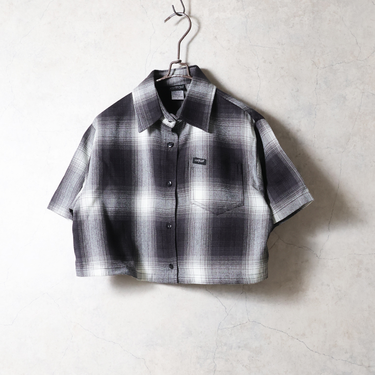 CALTOP  / キャルトップ CLTPWS001 S/S GIRLS CROP SHIRT / クロップ丈半袖シャツ -全6色- |  | 05