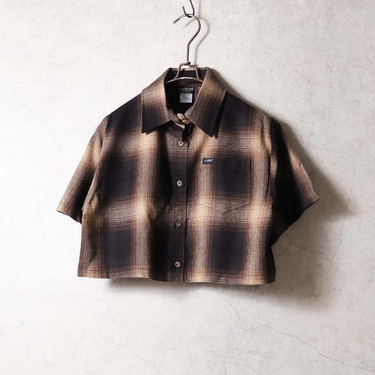 CALTOP  / キャルトップ CLTPWS001 S/S GIRLS CROP SHIRT / クロップ丈半袖シャツ -全6色- |  | 04