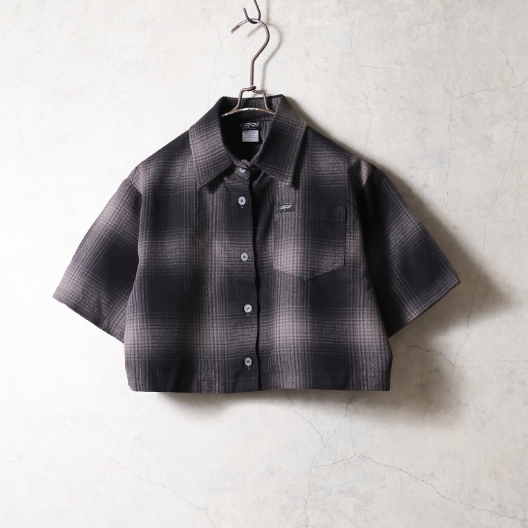 CALTOP  / キャルトップ CLTPWS001 S/S GIRLS CROP SHIRT / クロップ丈半袖シャツ -全6色- |  | 06