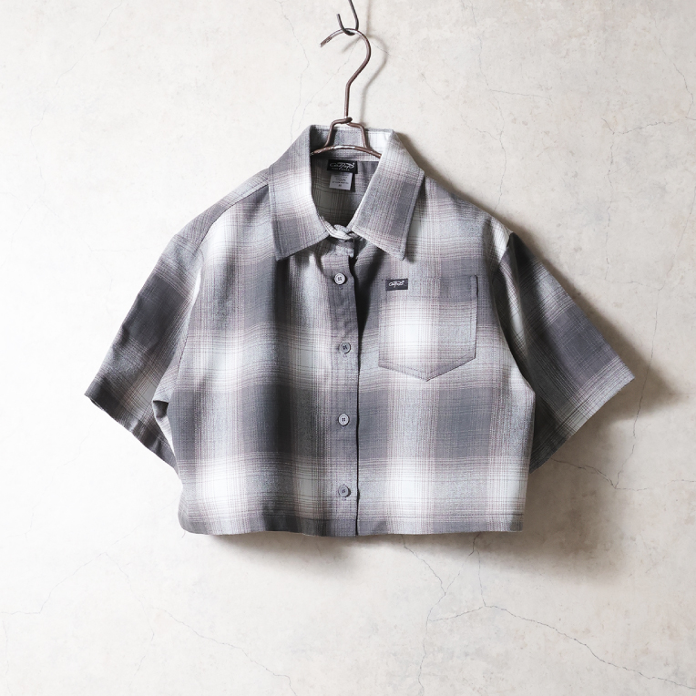 CALTOP  / キャルトップ CLTPWS001 S/S GIRLS CROP SHIRT / クロップ丈半袖シャツ -全6色- |  | 03