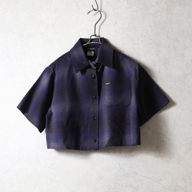 CALTOP  / キャルトップ CLTPWS001 S/S GIRLS CROP SHIRT / クロップ丈半袖シャツ -全6色- |  | 02