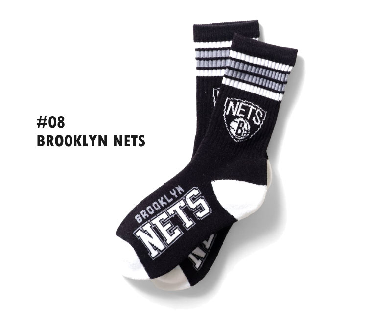 【並行輸入品】FOR BARE FEET / フォーベアフィート FBF-NBA NBA 4 STRIPE  DEUCE SOCKS /  4ストライプ デュースソックス-全9色- |  | 06