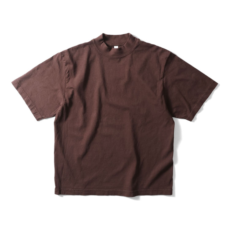 LOS ANGELES APPAREL / ロサンゼルスアパレル  L-1825GD OVERSIZED SHORT SLEEVE HIGH MOCKNECK T-SHIRT / オーバーサイズハイモックネック半袖Tシャツ -全12色-｜extra-exceed｜06