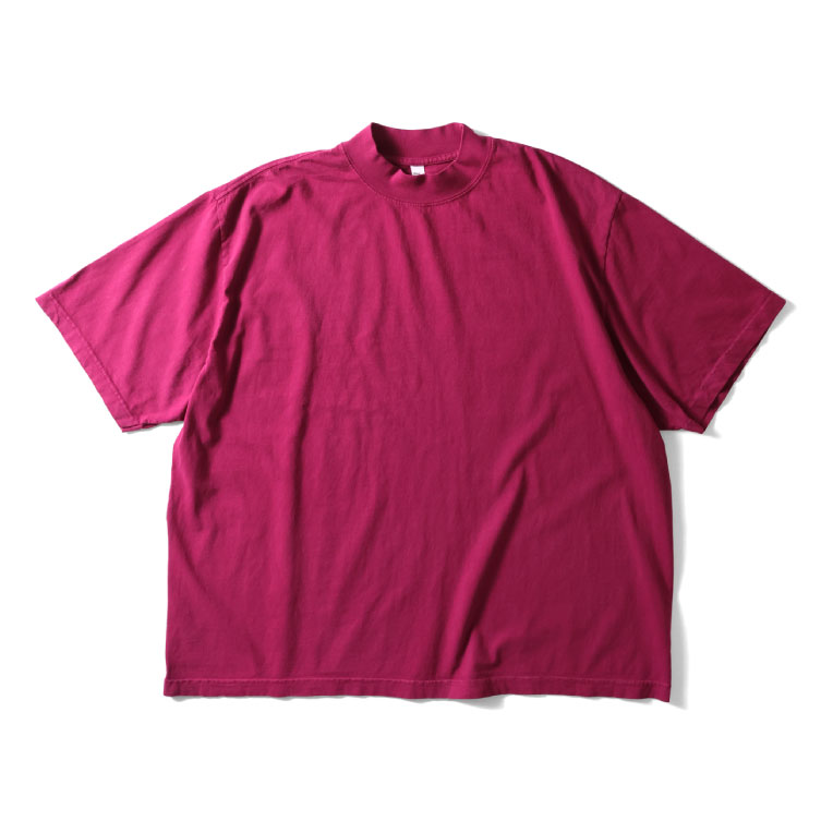 LOS ANGELES APPAREL / ロサンゼルスアパレル  L-1825GD OVERSIZED SHORT SLEEVE HIGH MOCKNECK T-SHIRT / オーバーサイズハイモックネック半袖Tシャツ -全12色-｜extra-exceed｜10