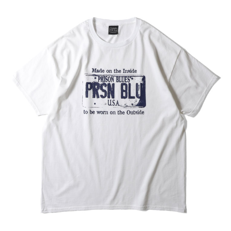 PRISON BLUES / プリズンブルース PRBS230 USA PLATE T-SHIRT ...