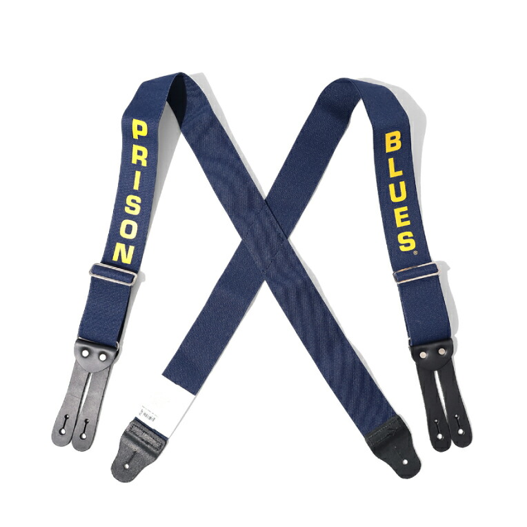 【並行輸入品】PRISON BLUES / プリズンブルース PRBS76040 PRINTED SUSPENDERS LEATHER END / プリントサスペンダー レザーエンド -全1色- | LOS ANGELES APPAREL | 01