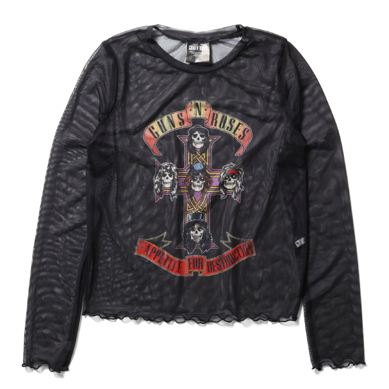ROCK OFF / ロックオフ ROCKOFF254 LADIES MESH L/S TEE / レディースメッシュ長袖TEEシャツ -全7色-