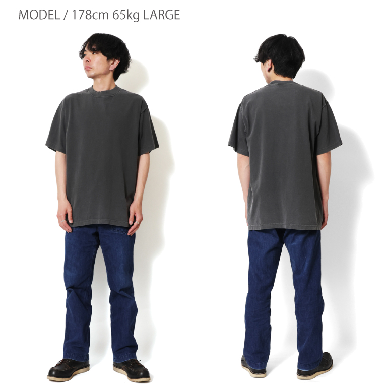 Gchan 新品 シャカウェア ガーメントダイTシャツ 白2枚 黒2枚 L shaka242_08.jpg