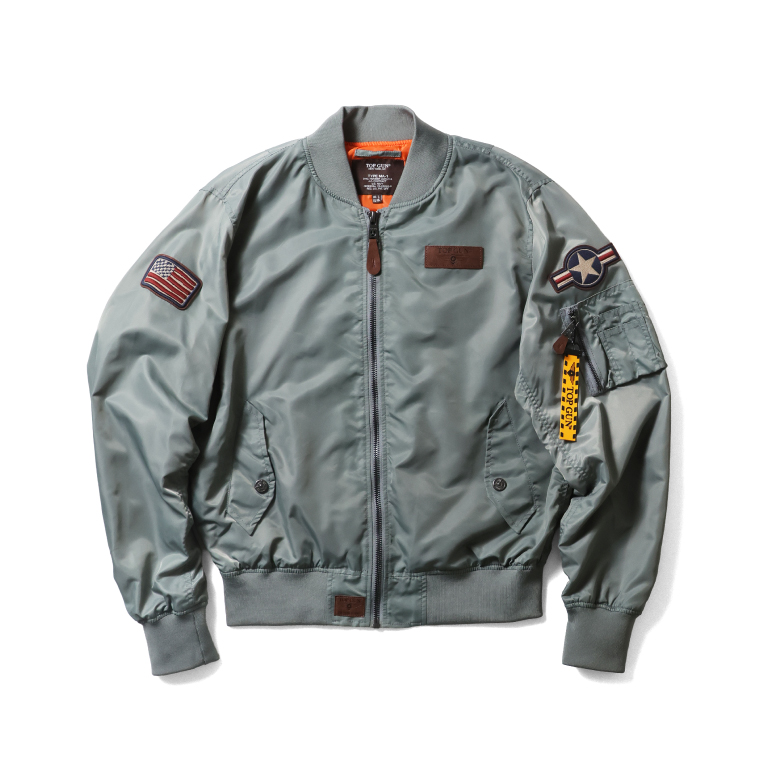トップガンフライトジャケット（メンズ革ジャン、レザージャケット