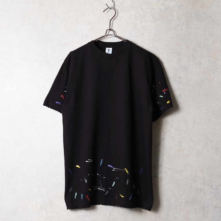 TEE STYLED / ティースタイルド TS6000 PAINT DRIPS TEE  / ペイントTシャツ -全1色- | SHAKA WeAR | 01