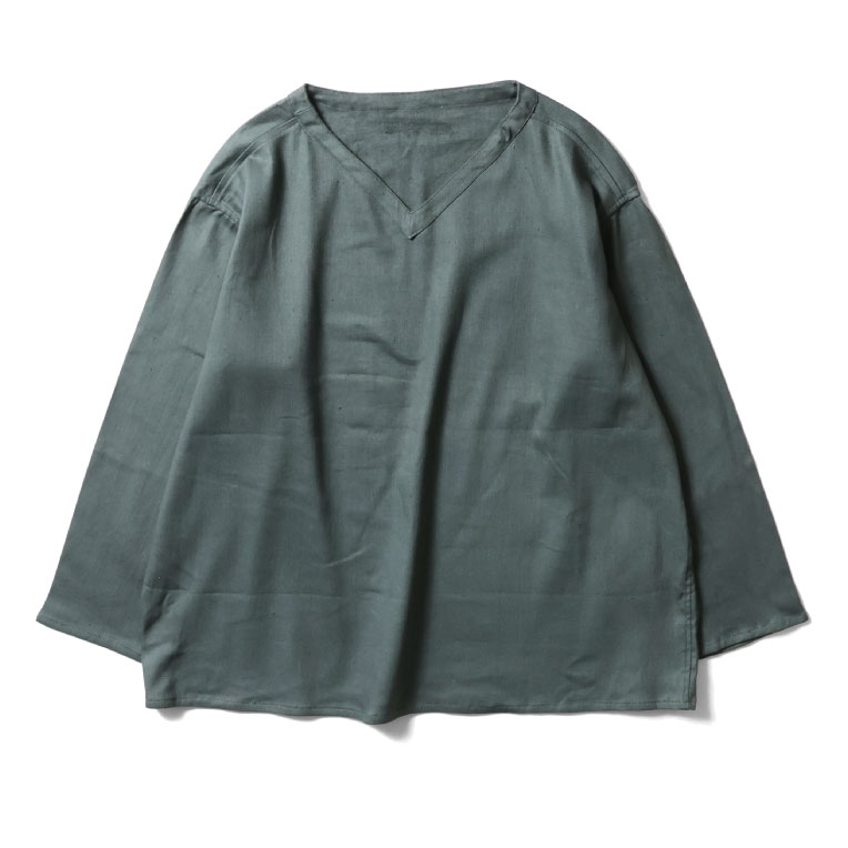 【並行輸入品】DEAD STOCK / デッドストック UDW461 RUSIAN 70's V-NECK SLEEPING SHIRT / ロシア軍Vネックスリーピングシャツ -全1色- |  | 01